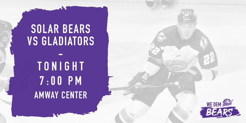 OrlandoHockey's tweet photo. The playoff race heats up tonight as we look to jump back into third place in the South.

🆚 @atlgladiators 
🏟 @JewettOrtho Rink @AmwayCenter 
🎟 https://t.co/M2Q18Zo5A0
⏰ 7 PM
📺 https://t.co/pOyY0vxnbS
🔊 https://t.co/RyIRNOxLxv…
🎧 https://t.co/nXfZfcOqDw…
#️⃣ #OSBvsATL https://t.co/mT1yBzq7fb