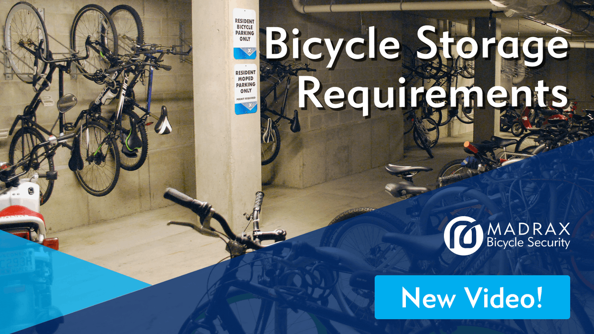 madraxbikeracks's tweet photo. Navigating Bike Storage doesn't have to be difficult! Check out or newest video on Bicycle Storage Requirements to help you get started planning your space(s)! #bikestorage #madraxbikeracks #bikeroom #bicyclestorage #architecturalproducts #bikeroomdesign https://t.co/PoCcWWOHlS https://t.co/3T7hI0Jgcy