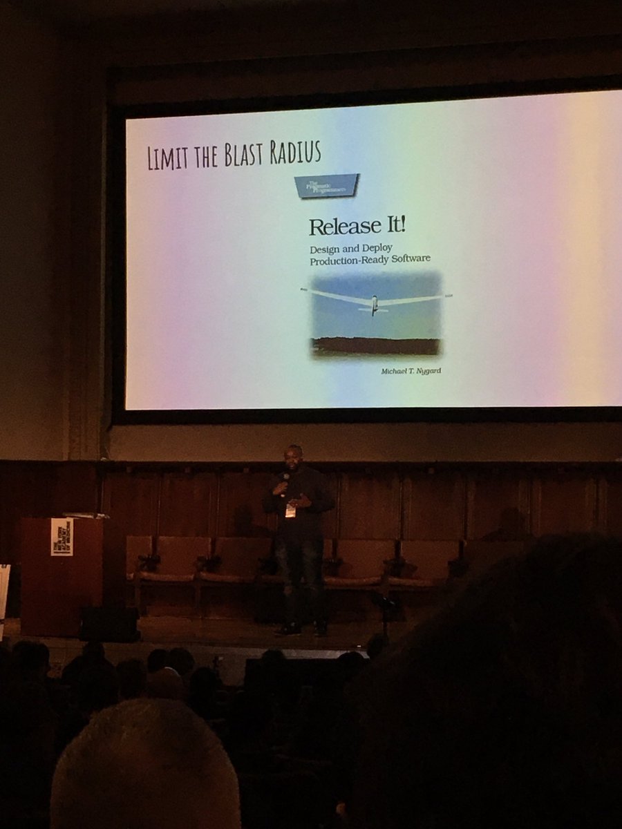 cyen's tweet image. aim for “low blast radius, high learning” opportunities - quincy iheme ⚡️ @devopsdaysNYC #DevOpsDaysNYC