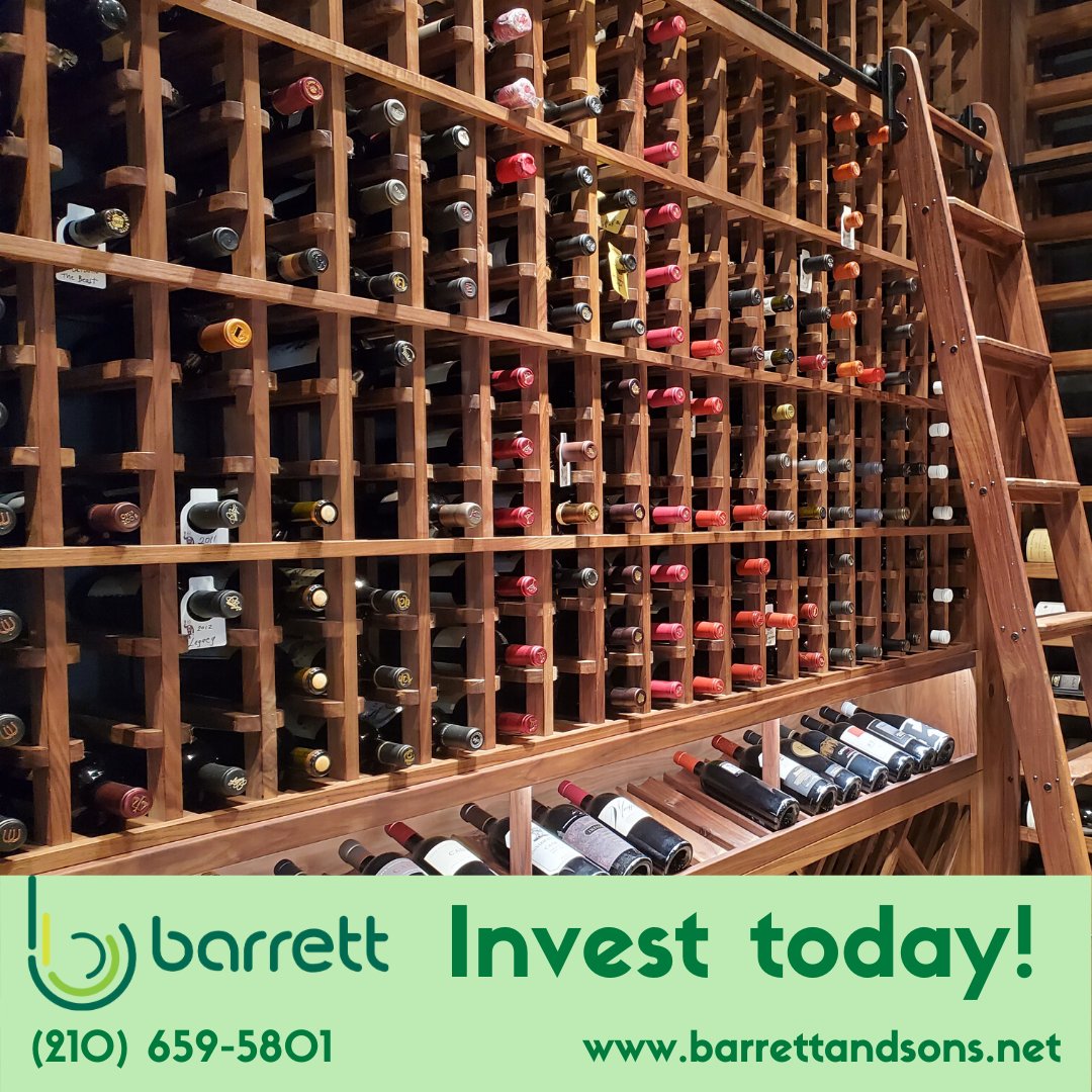 Looking to invest in a wine cellar? Look no further with Barrett &amp; Sons so you can get a company that knows how to provide quality service for your new investment! Visit our website and get your estimate today!
(210) 659-5801 barrettandsons.net
#BarrettAndSons #Fresh #HVAC