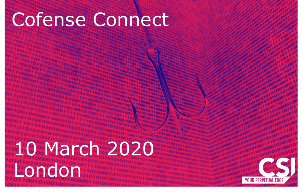 csiltd's tweet photo. One week to register to see the latest in phishing techniques and best security practices. Register now for Cofense Connect https://t.co/IJ1ZQxMooJ #YourPerpetualEdge #CyberSecurity  #Confense https://t.co/g50snmaU04