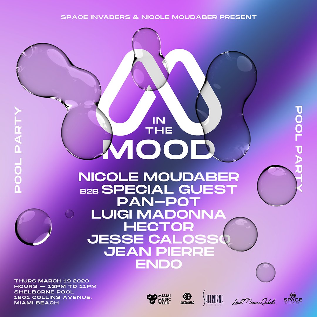 Nicole Moudaber (@nicolemoudaber) on Twitter photo #IntheMood <a href="/MiamiMusicWeek/">Miami Music Week</a> is here in full effect on March 19th at the <a href="/ShelborneSobe/">Shelborne</a>. My guests this year are <a href="/PanPotOFFICIAL/">Pan-Pot</a>, Luigi Madonna, <a href="/hectormusic_/">Hector</a>, <a href="/JesseCalosso/">Jesse Calosso</a>, <a href="/JeanPierreNYC/">Jean Pierre</a>, <a href="/DJEndoLive/">ENDO</a>, and a very special guest.
Tickets➡️bit.ly/InTheMoodMMW20… #IntheMood <a href="/MiamiMusicWeek/">Miami Music Week</a> is here in full effect on March 19th at the <a href="/ShelborneSobe/">Shelborne</a>. My guests this year are <a href="/PanPotOFFICIAL/">Pan-Pot</a>, Luigi Madonna, <a href="/hectormusic_/">Hector</a>, <a href="/JesseCalosso/">Jesse Calosso</a>, <a href="/JeanPierreNYC/">Jean Pierre</a>, <a href="/DJEndoLive/">ENDO</a>, and a very special guest.
Tickets➡️bit.ly/InTheMoodMMW20…