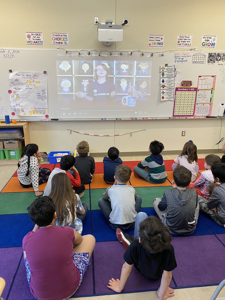 Get out and VOTE today! We learned about the voting process and had a mock vote on ballots. Massachusetts voters head to sec.state.ma.us to learn more! <a href="/EstabrookSchool/">Estabrook School</a>
