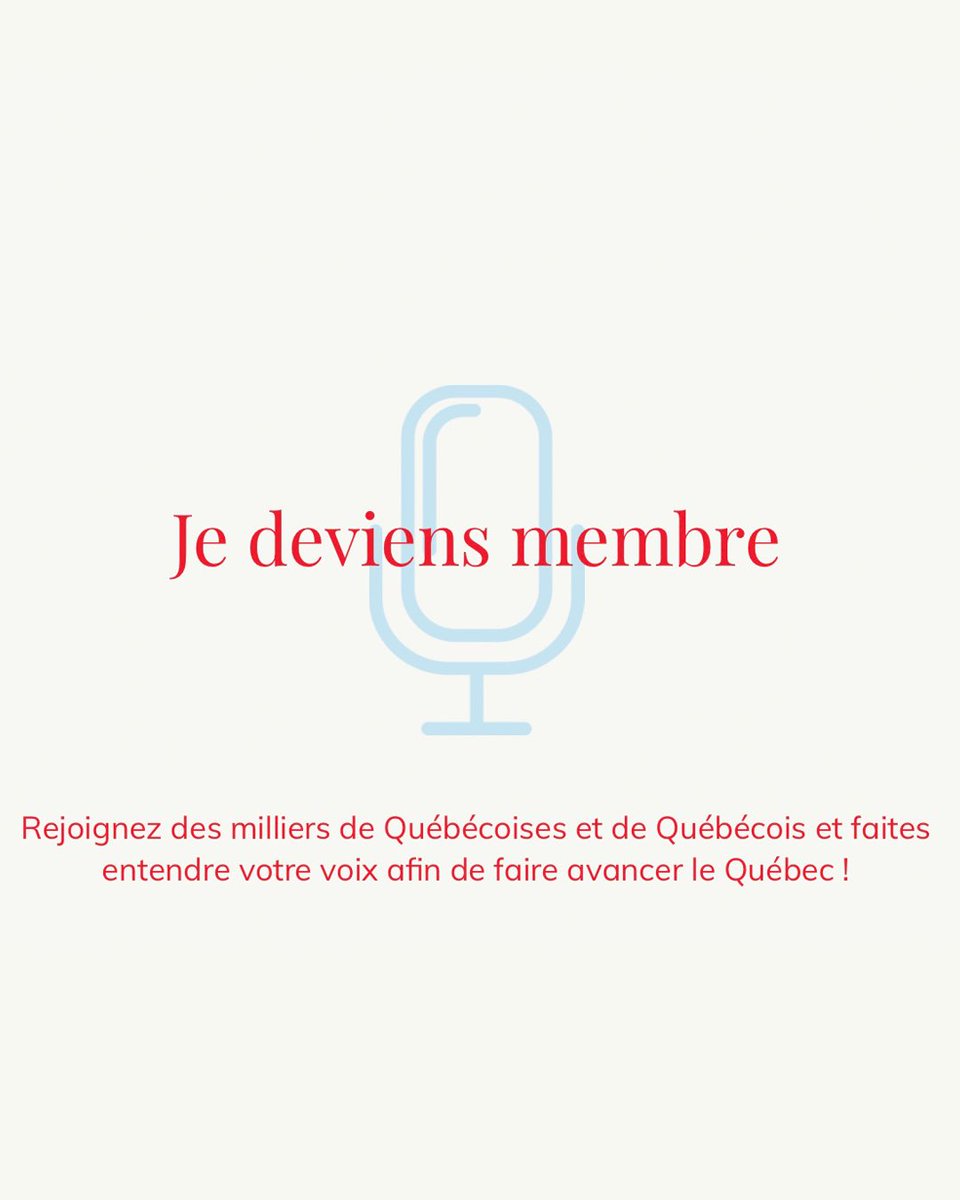 de_plq's tweet photo. Rejoignez des milliers de Québécoises et de Québécois et faites entendre votre voix afin de faire avancer le Québec! Envoyez-nous un message pour plus d’informations de comment devenir membre!
#plq #associationliberaledechomedey #liberal #devenezmembre #quebec #chomedey https://t.co/XUcOjggvdr