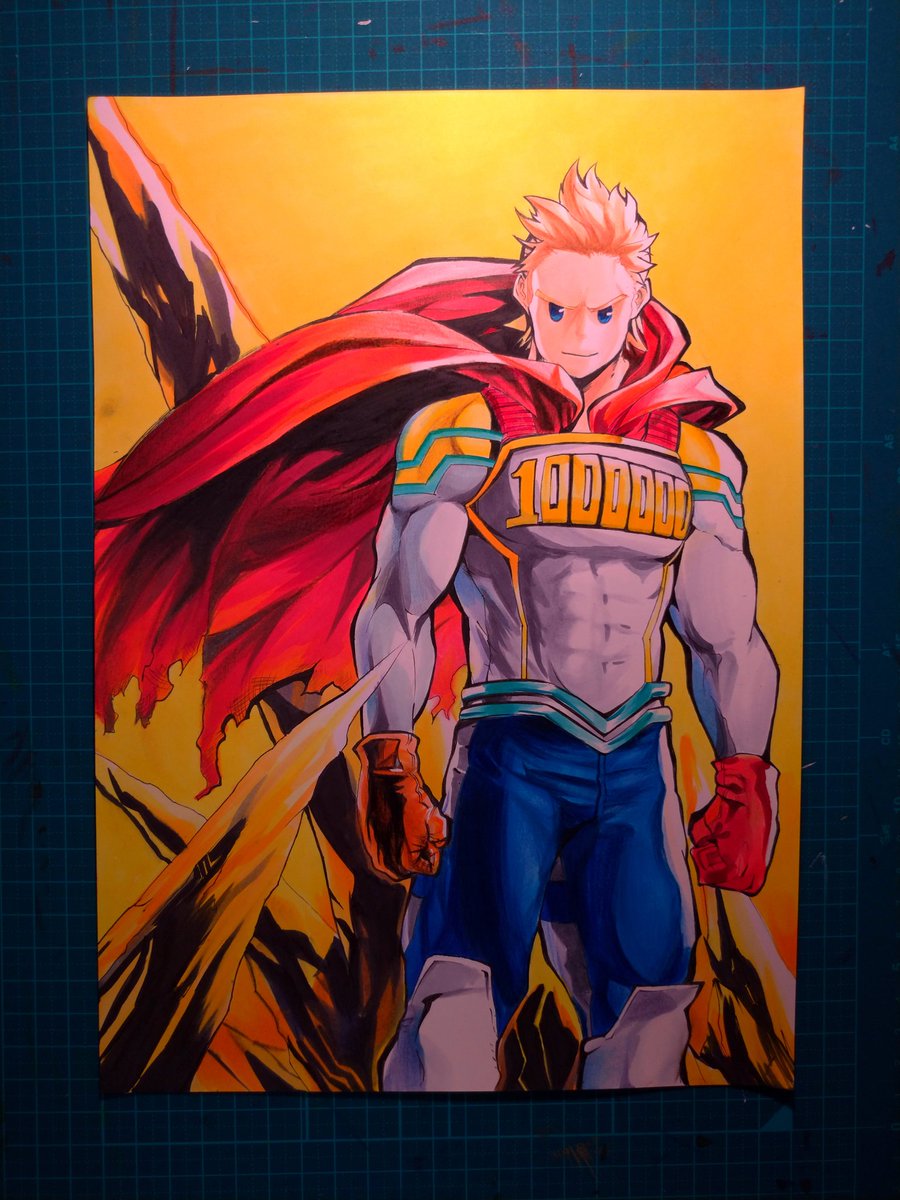 ヒロアカ より17巻の表紙を模写させて頂きました 頑張って描いたので 絵描き Wolf ウルフ のイラスト