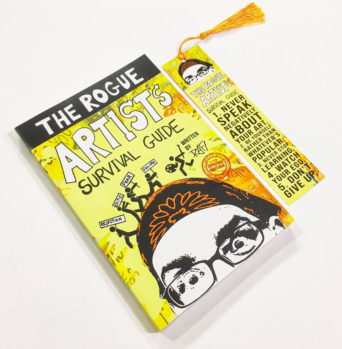 Rafiandklee's tweet photo. I just released the last of the special preorder signed editions of my book on my website. Official release date and audiobook coming out in April. #artlife #therogueartist https://t.co/wT1bGrqL0t