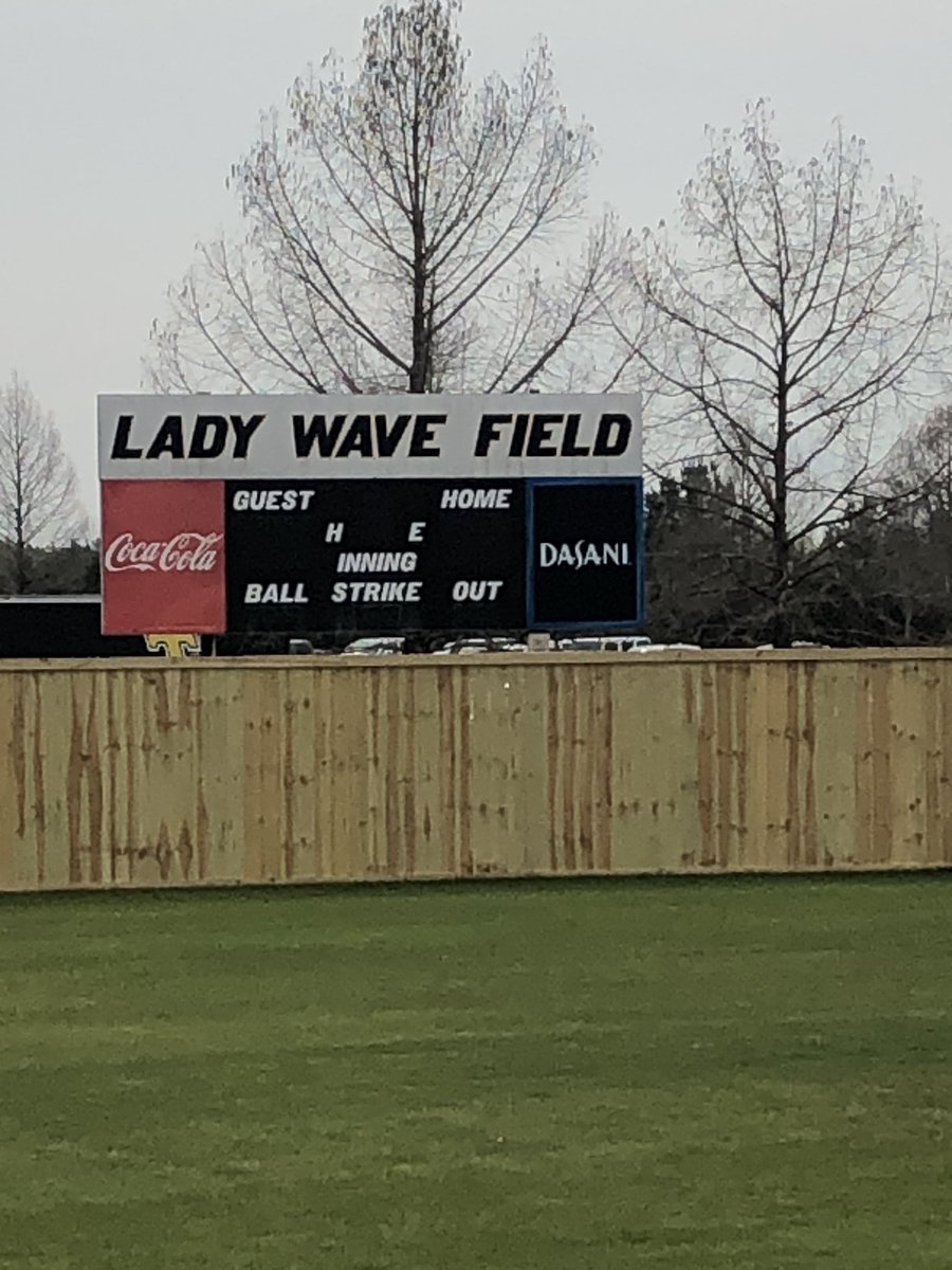 TupSoftball's tweet image. It’s Game Day!  Come out to Lady Wave’s @BankPlus Field at 5:30 to show your support as we take on the Saltillo Lady Tigers. #EndureAndConquer #FloodWarning