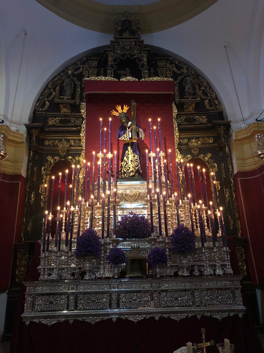 NtroJesus's tweet photo. 📸 Os mostramos algunas imágenes del primer día de Solemne Quinario en honor a nuestro amantísimo titular Ntro. Padre Jesus Nazareno. 

Ocupa la sagrada cátedra Rvdo. D. Enrique Barrera Delgado Pbro. (vicario episcopal de la zona norte y párroco de Ntra. Sra. de las Nieves). https://t.co/IcRWdY5YhC