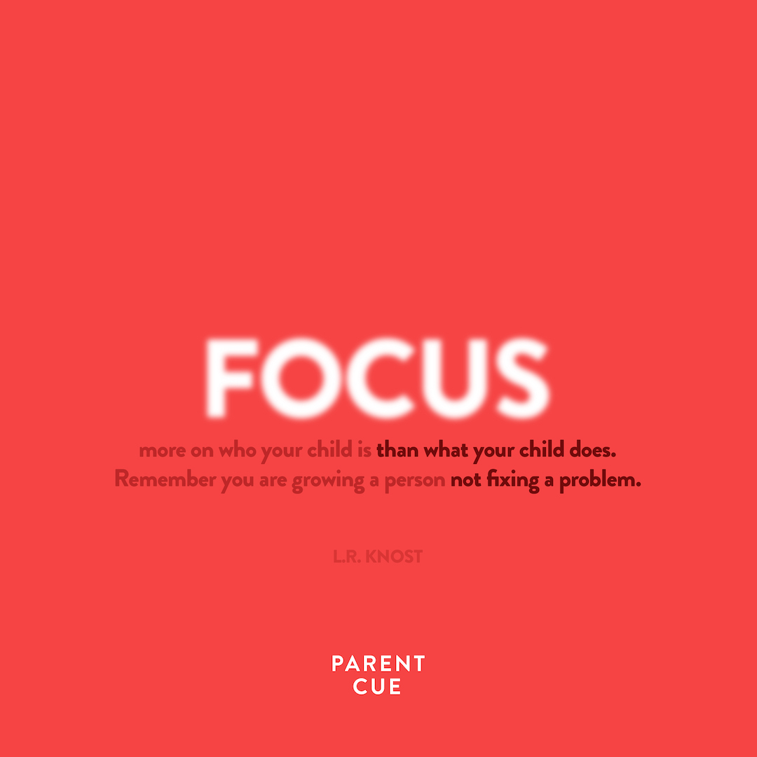 ACFkids's tweet photo. “Focus more on who your child is than what your child does. Remember you are growing a person not fixing a problem.” —L.R. Knost https://t.co/2NNuGrGRMn