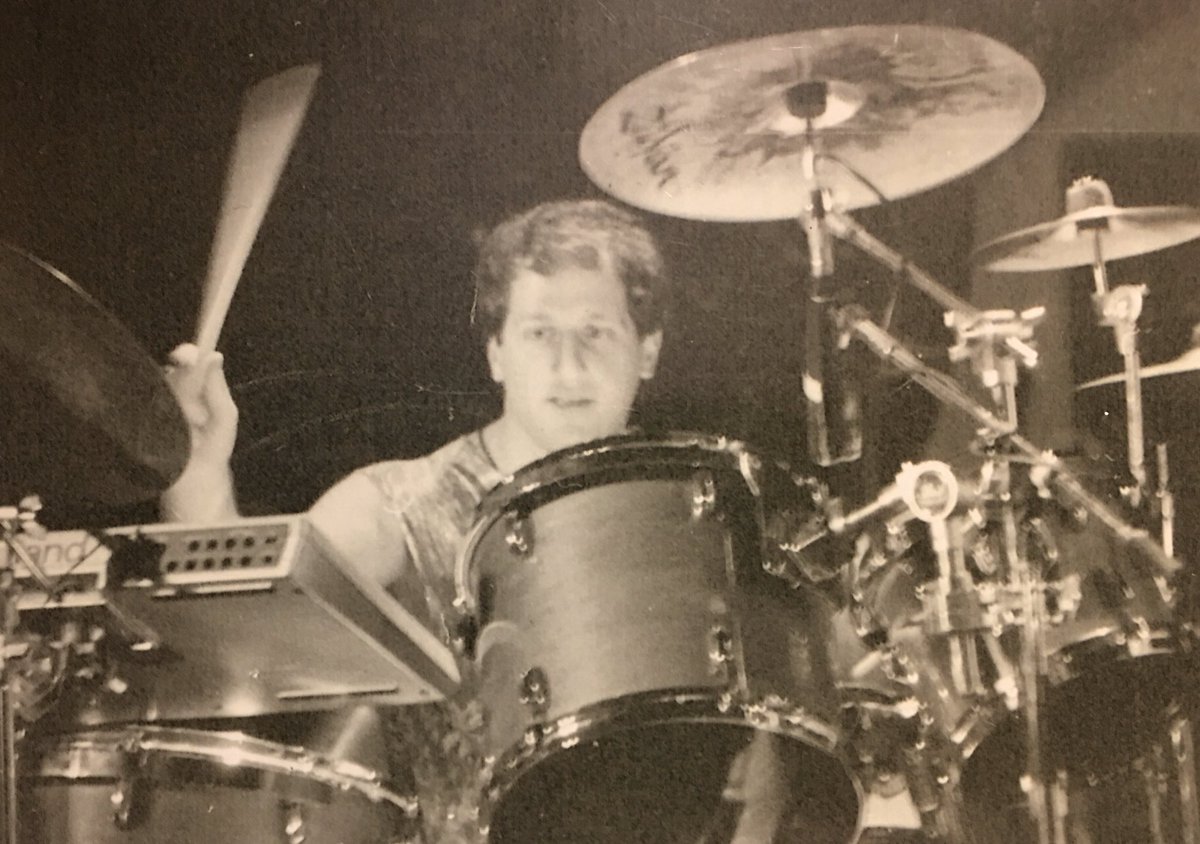GregDeGug's tweet photo. Yes I was the Drummer in #MaxCreek for all those late 80’s early 90’s #CapitalTheater shows, alongside rhythm mate, late-great Percussionist #RobFried. Couple photos from back then, sorry don’t know who took photos 2 give proper credit. Loved playing there! VH SB’s exist..🙏🎷🎊 https://t.co/ei1wxtcKDV