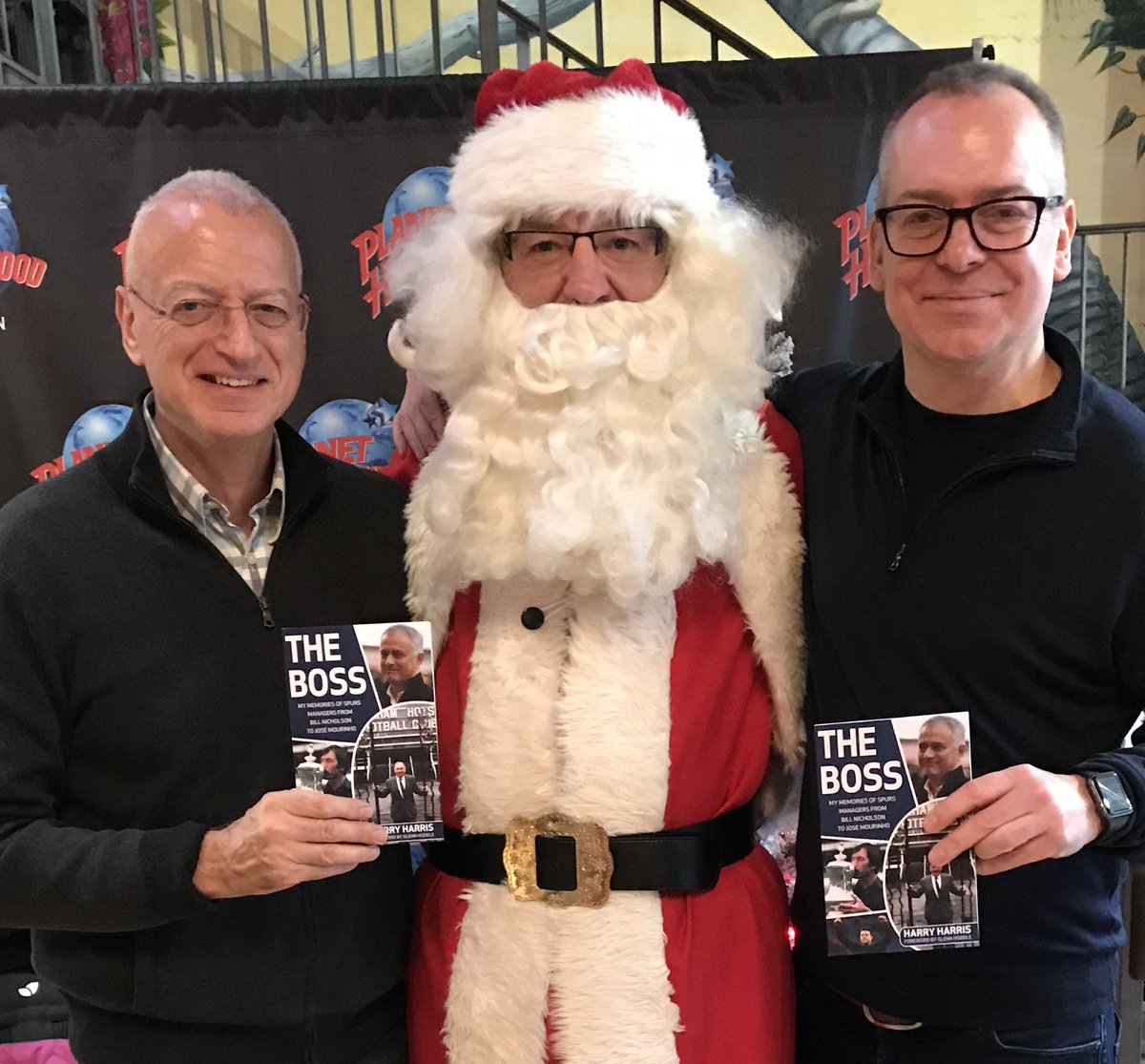 FLegends100's tweet photo. THE BOSS @amazonUk Great place for footie stars, enjoy all our footie book launches there @PHLondon Alex is big Spurs fan and will be hoping for a trophy https://t.co/3KJV42fZX2