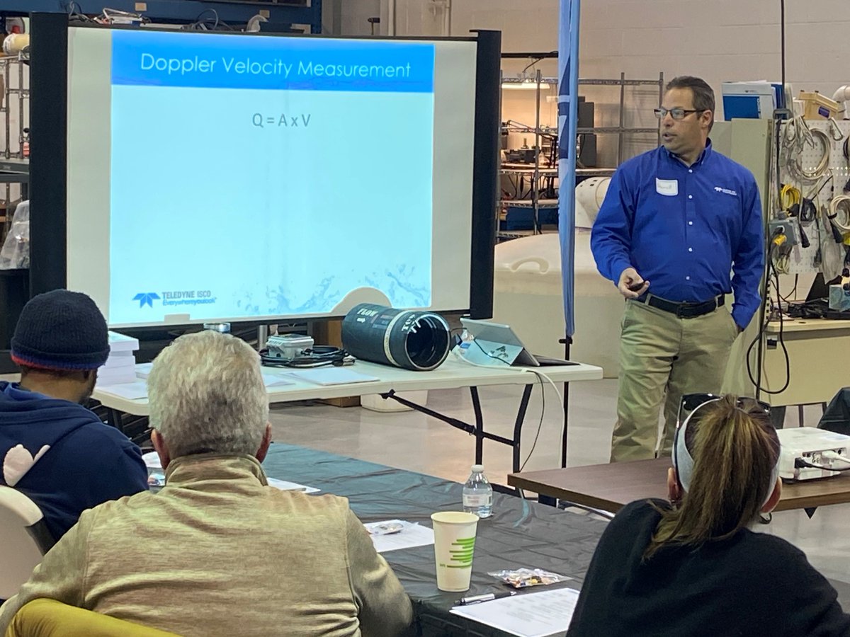 TeledyneIsco's tweet image. Darrell Kuta @HESCOmi Flow Festival presenting #LaserFlow from #TeledyneISCO. 

The festival highlights new tech in the #Water and #Wastewater industry. Later Richard Skradski will introduce #FlowlinkCipher to the crowds.

#HandsOnTechnology