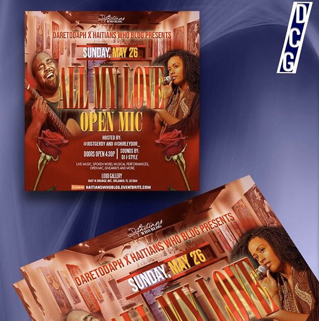 DCGroup__'s tweet image. Flyer designs for creative events: open mics, poetry slams, trivia nights, festivals, parties and more.
•
#Flyers #GraphicDesign #Creative