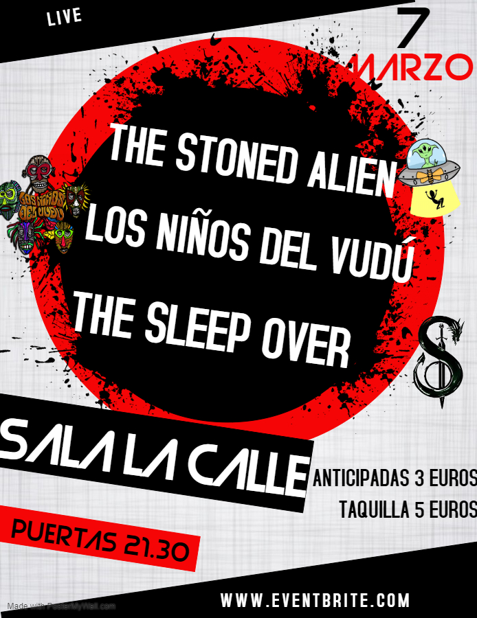 🎸  Tres bandas sevillanas, tres estilos y altas vibraciones. La alienación titular de este sábado en La Calle promete hacer temblar los cimientos de la sala.

📌 Anticipadas, solo 3 € + gg en bit.ly/2P6mSy7. Taquilla: 5 €