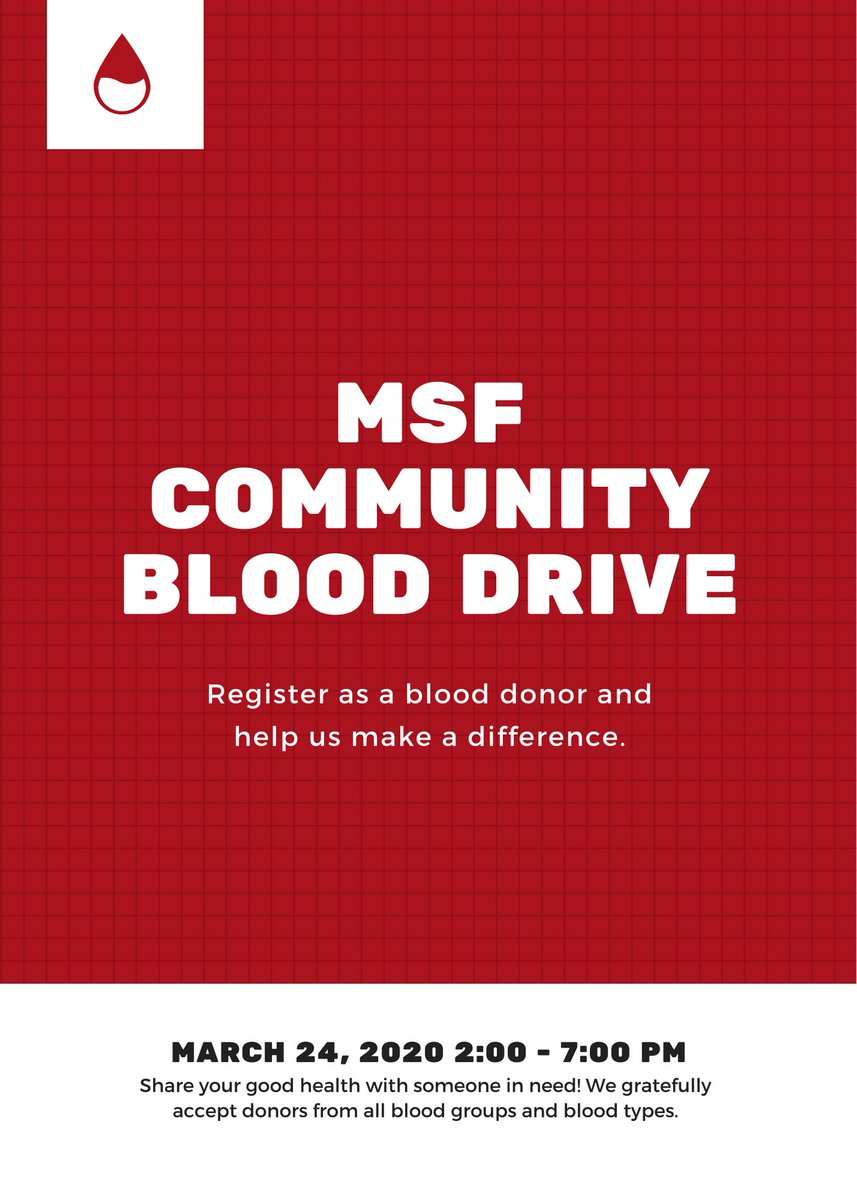 MyMultiSport's tweet photo. The time is drawing closer... don’t forget to reserve your time for MSF’s blood drive in honor of #TeamTommy ♥️

https://t.co/7w4fQCqxGq

Why donate here? Your donation stays local. Local community, local hospitals, local recipients. Your blood could save a life. https://t.co/ivHfFn09oI