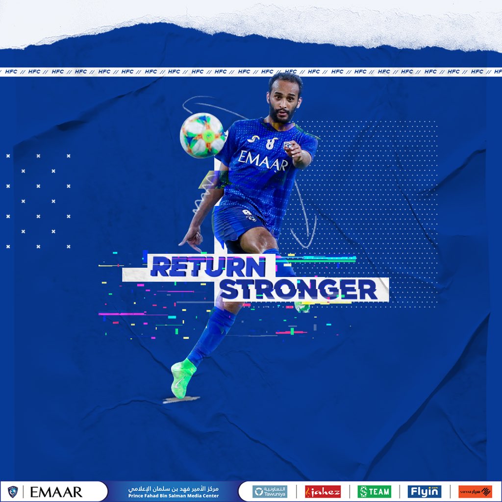 Alhilal_EN's tweet photo. RETURN STRONGER 💙
@Otayfff8 https://t.co/fH7yCKYKAN