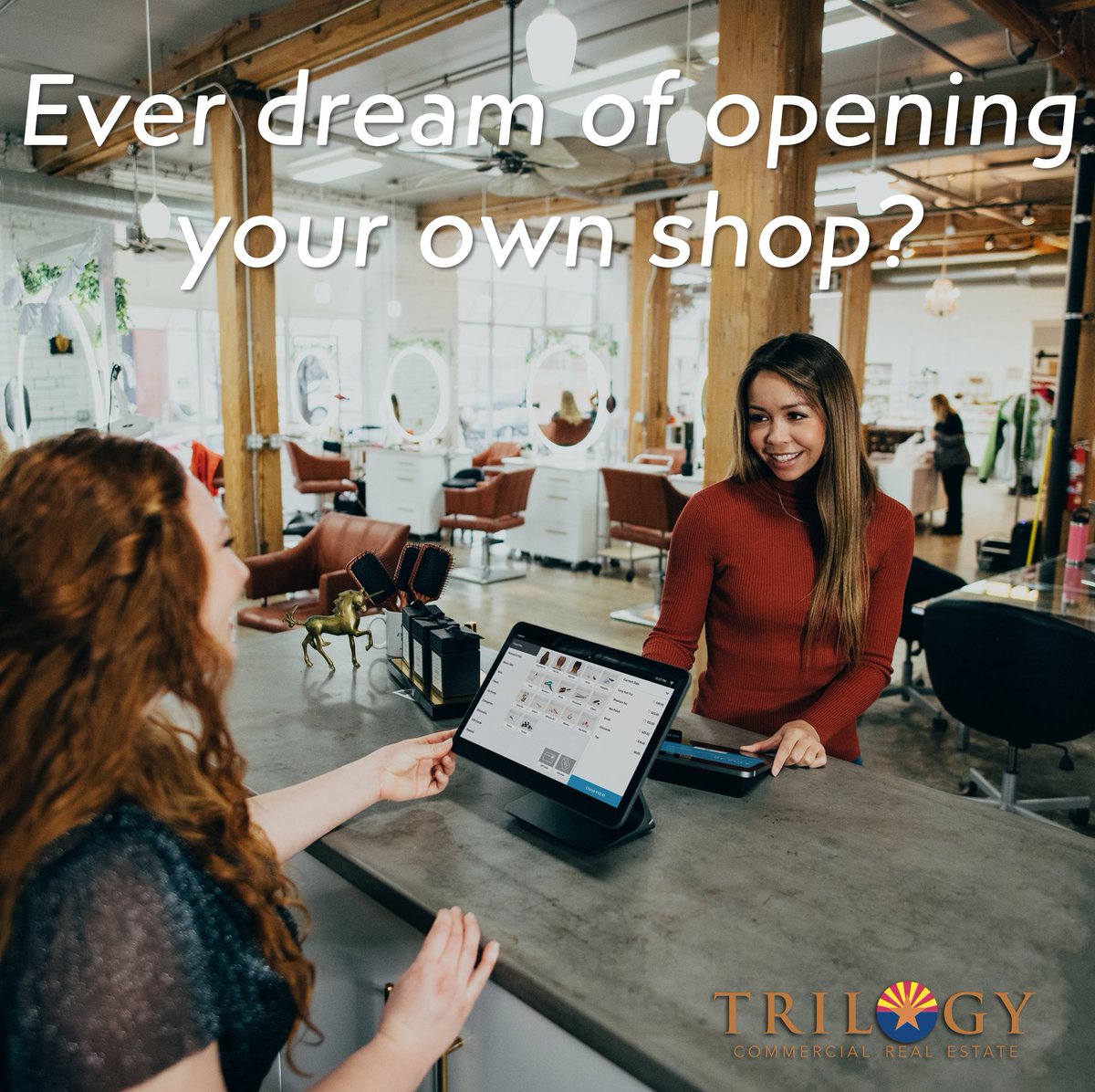 TrilogyCRE's tweet image. Trilogy 👈 will help you grow 🚀 from station rental 🪑, to shop owner 🏬.
.
#TrilogyCRE #AZSalon #AZBeauty #AZNails #ArizonaCRE #PhoenixCRE #CommercialRealEstate #CREAZ #ArizonaLove #AZHair #Salon #Beauty #Hair #Nails