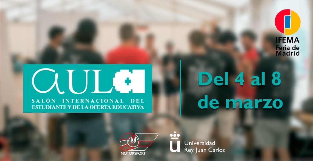_umotorsport's tweet photo. 📚Mañana comienza la semana de la educación en el IFEMA Madrid. Estaremos del 4 al 8 de marzo con nuestro monoplaza 🏎️en el stand de la #URJC.
¡Ven a vernos!
#YoSoyURJC #AULA2020 https://t.co/LqdVEr3Wkx