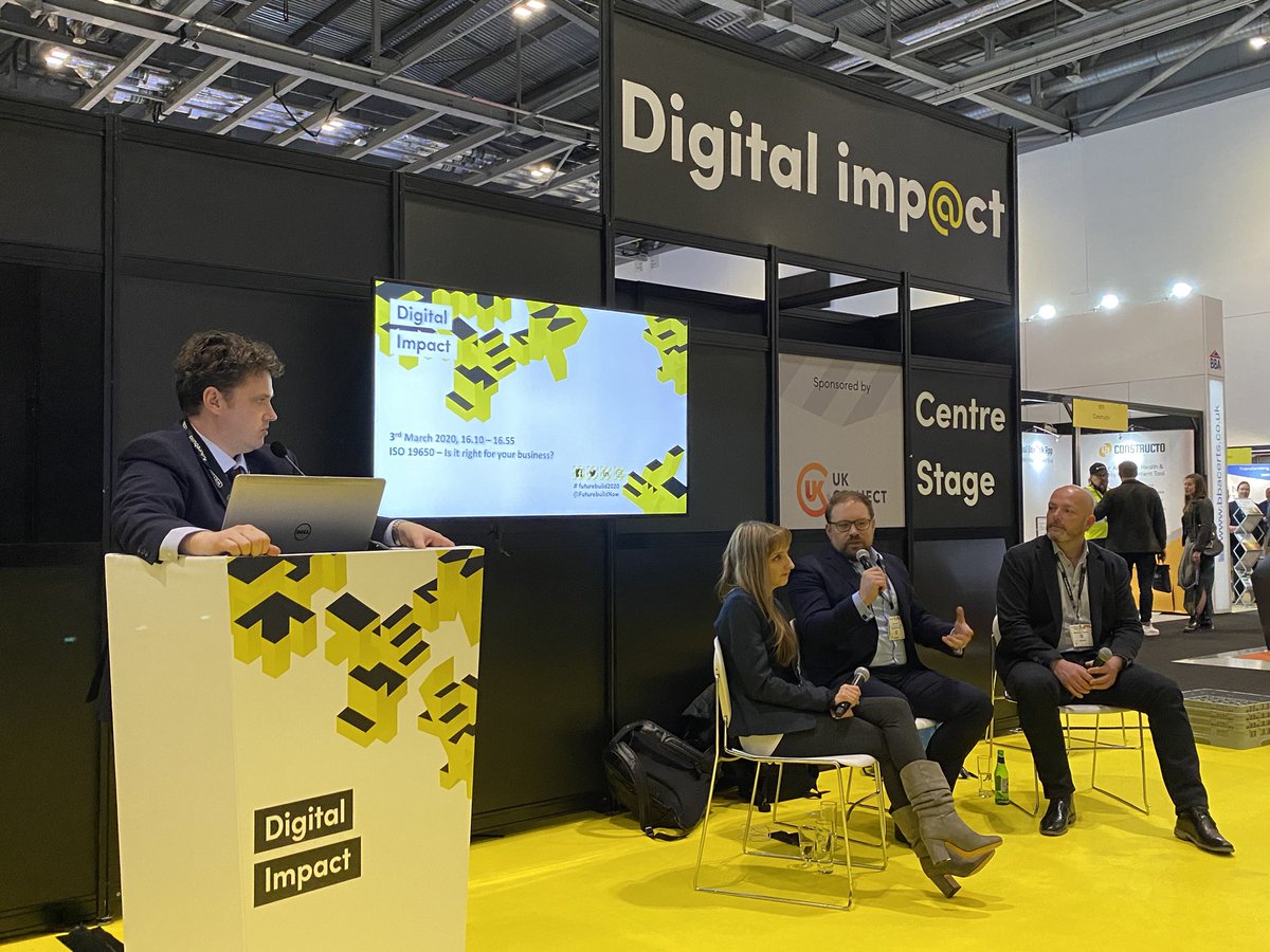 Casey D Rutland (@caseyrutland) on Twitter photo #FutureBuild2020
<a href="/StefanMordue/">Stefan Mordue</a> doing fab job as usual chairing a panel discussion with <a href="/liccle_em/">Emma Hooper</a> <a href="/mstjohntaylor/">Mark Stjohn Taylor</a> & <a href="/_Operam/">Operam</a>.
Topic➡️ Is ISO19650 right for your business?
#SpoilerAlert #Yes #FutureBuild2020
<a href="/StefanMordue/">Stefan Mordue</a> doing fab job as usual chairing a panel discussion with <a href="/liccle_em/">Emma Hooper</a> <a href="/mstjohntaylor/">Mark Stjohn Taylor</a> & <a href="/_Operam/">Operam</a>.
Topic➡️ Is ISO19650 right for your business?
#SpoilerAlert #Yes