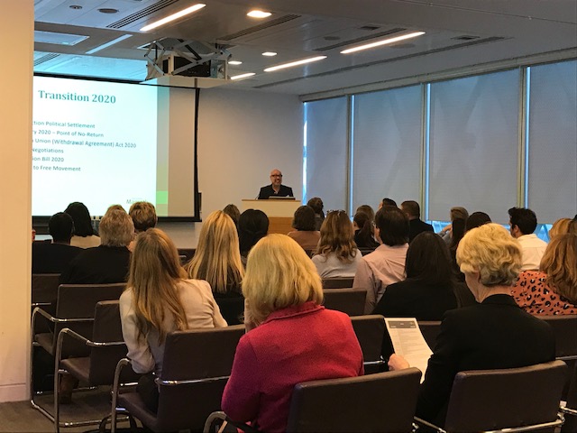 MagrathSLLP's tweet photo. At today's Bite Size Briefing Ben Sheldrick provides members of the @TheExpatAcademy with the most up to date details relating to the UK immigration, the transition period and beyond. #ukimmigration https://t.co/nkkQ7xhER0