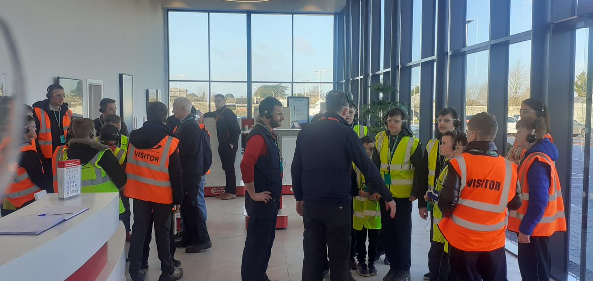 GrantIRL's tweet photo. To celebrate #EngineersWeek, today we welcomed school children and their teachers from @brendan_boys and @SeirKieransNS to our factory to learn more about our manufacturing process! 🛠 #ThinkHeatingThinkGrant https://t.co/2JfTKHCPEb