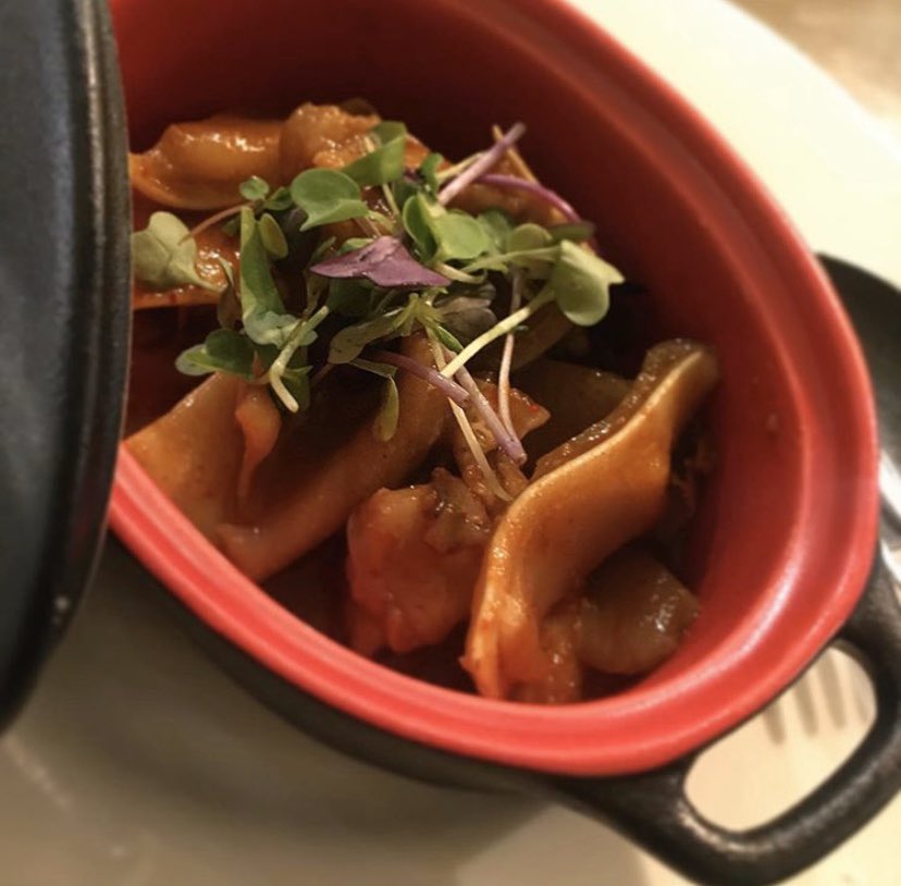 BarradeSando's tweet photo. Foto de uno de nuestros platos estrella por @/javiervicentecaballero vía Instagram. Oreja en salsa Kimchi, ven a probarla! https://t.co/8l1zoOFGzx
