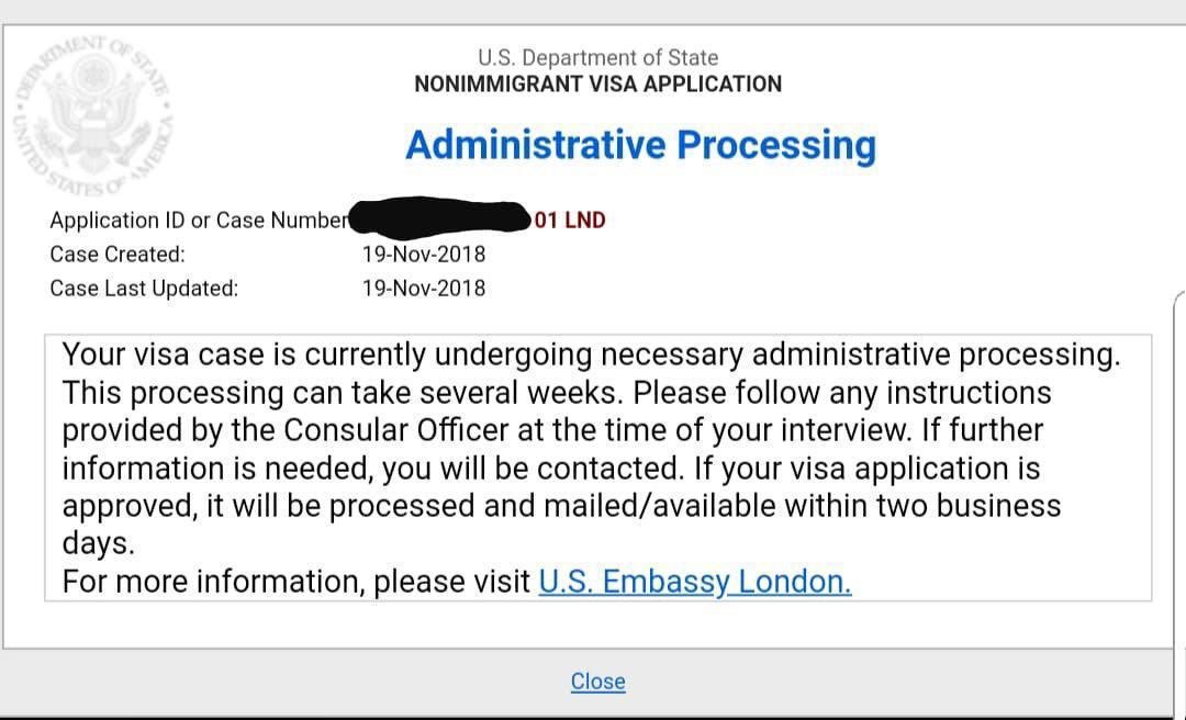 Curtis Morrison on Twitter: "Update. Many (if not all) visa applicants at  @USEmbassyTurkey subject to #travelban saw gov CEAC website status switch  from Administrative Processing to Refused today - like below. Do