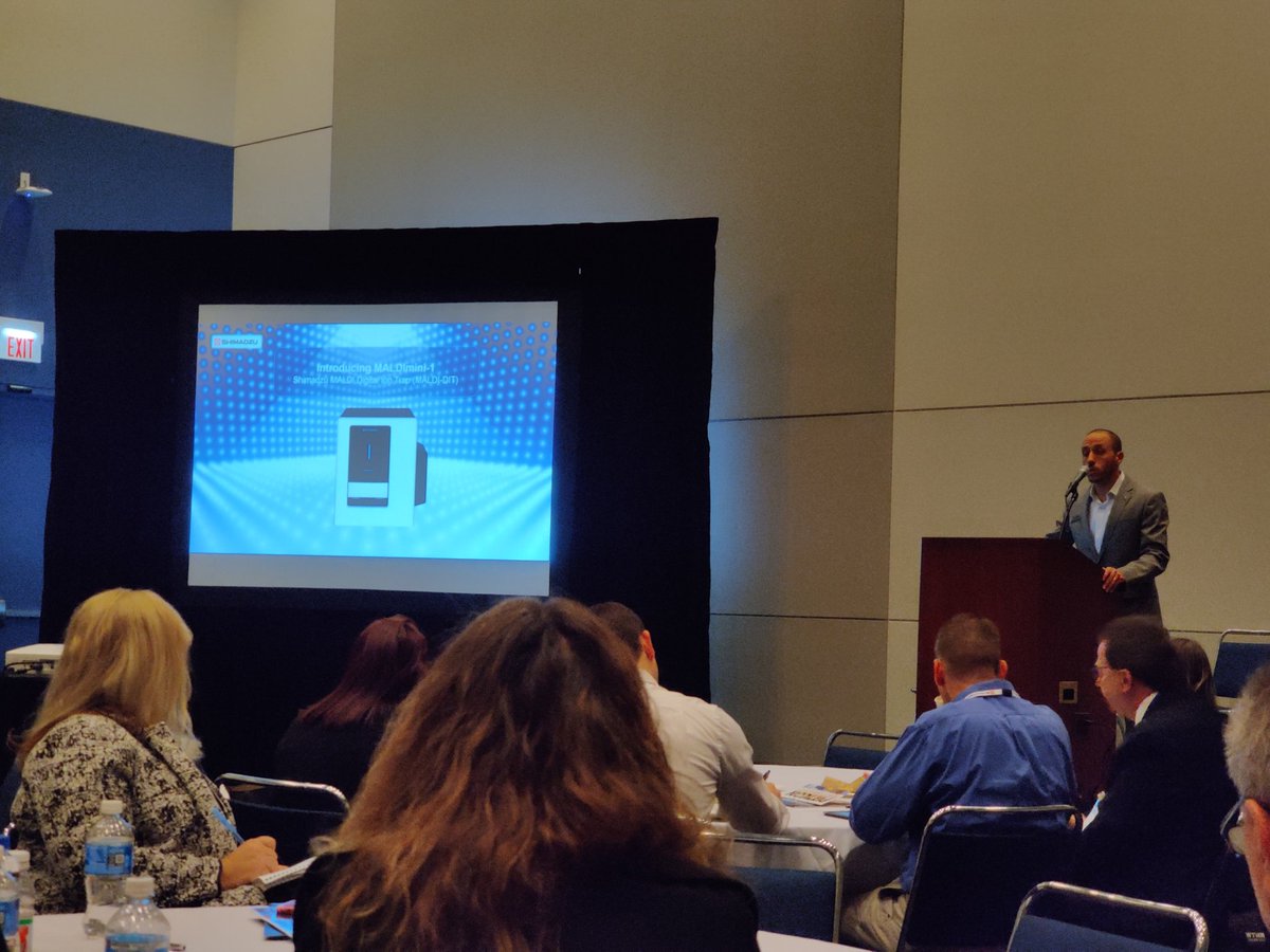 SciTech411's tweet image. Shimadzu introducing its MALDI digital ion trap with an upward range of 70,000 Da. #pittcon2020 #SciTechNews