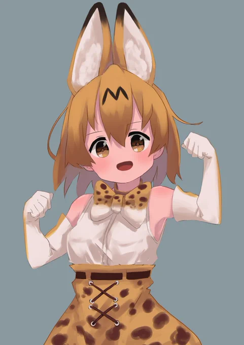 けものフレンズのサーバル描きました
みんみー 