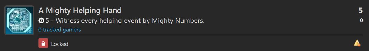 The achievement A Mighty Helping Hand in Mighty No. 9 (<a href="/MightyNo9/">Mighty No. 9</a>) on Xbox One is unobtainable. Can you please put out a patch that fixes this issue <a href="/deepsilver/">Deep Silver</a> <a href="/comcept_jp/">comcept</a> ?