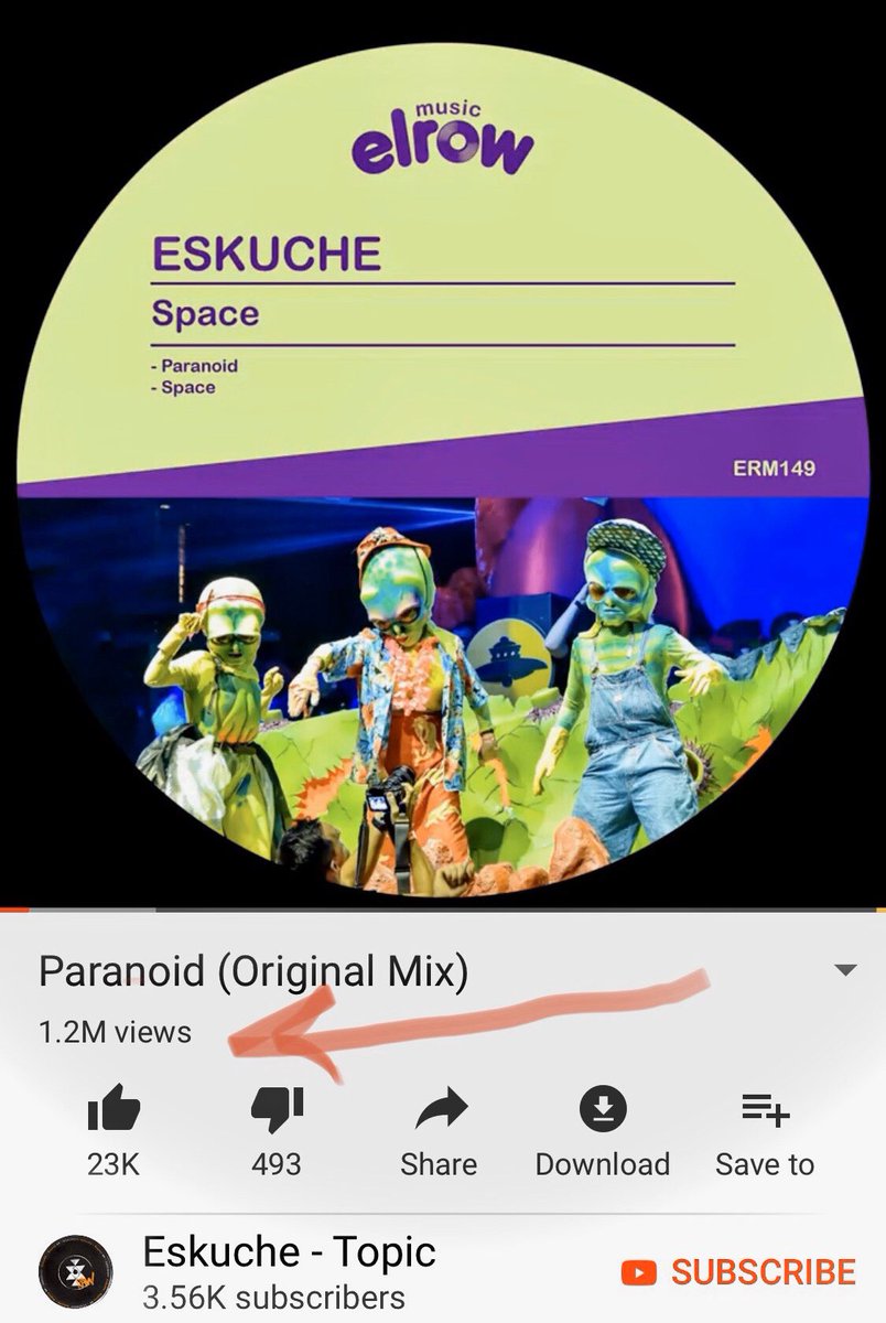 eskuchemusic's tweet photo. Wow! I just found out that Paranoid got 1.2 MILLION views on YouTube🤯 Crazy, big thanks to everyone who took time to stream, like and even dislike my music 🖤 #elrowmusic 

Spotify: https://t.co/kDiRuQCJr0 https://t.co/1R2srzxeug
