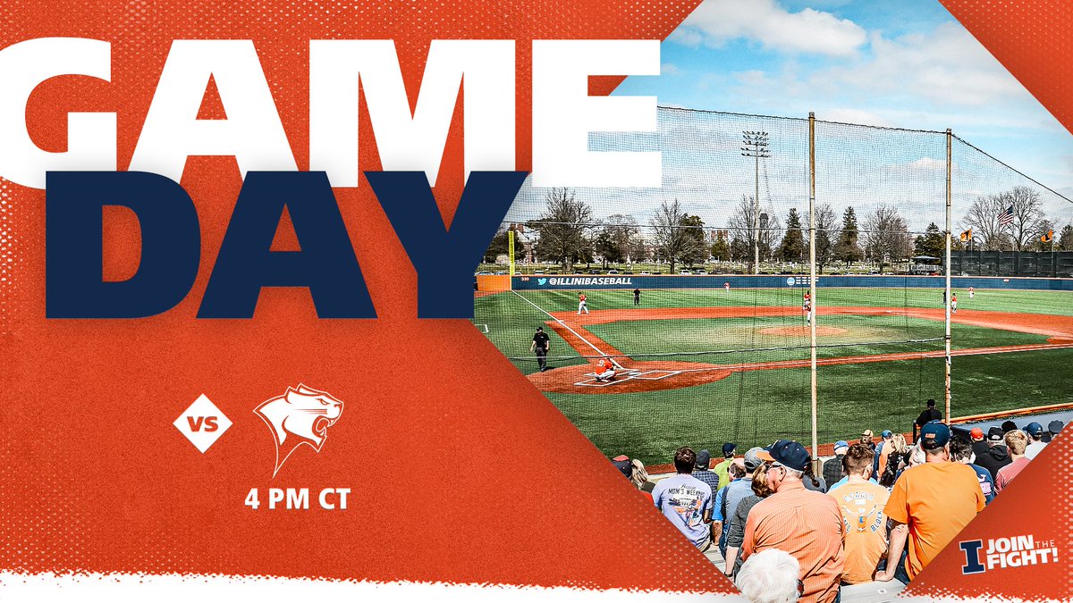 IlliniBaseball's tweet photo. 🔶 𝗢𝗣𝗘𝗡𝗜𝗡𝗚 𝗗𝗔𝗬 🔶

⚾️ » #Illini vs. Chicago State
📍 » Illinois Field
🕓 » 4 p.m. CT
☀️ » 52°
🖥 ($) » https://t.co/N3A44locfR 
📻 » https://t.co/WexvWV2PHx
📈 » https://t.co/h3hNCoidur https://t.co/EPkoOgrpzX