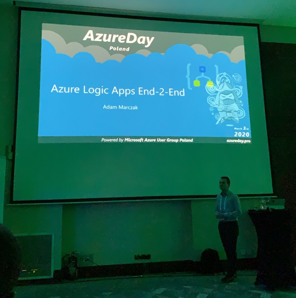 mtyborowski09's tweet photo. @MarczakIO o Azure Logic Apps, chyba jedno z ciekawszych wystapien na @AzureDayPL 🙂 https://t.co/z0NQ6GKjxR