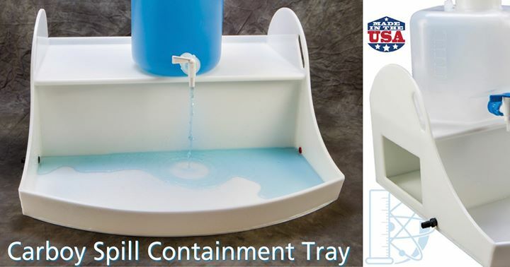 Dynalon's tweet image. Designed for laboratory carboys or other large containers with spigots. Custom sizes available upon request! #SpillTray #MadeinUSA 
ift.tt/2IjVfOc #DynalonLabware #Science #LabSupplies