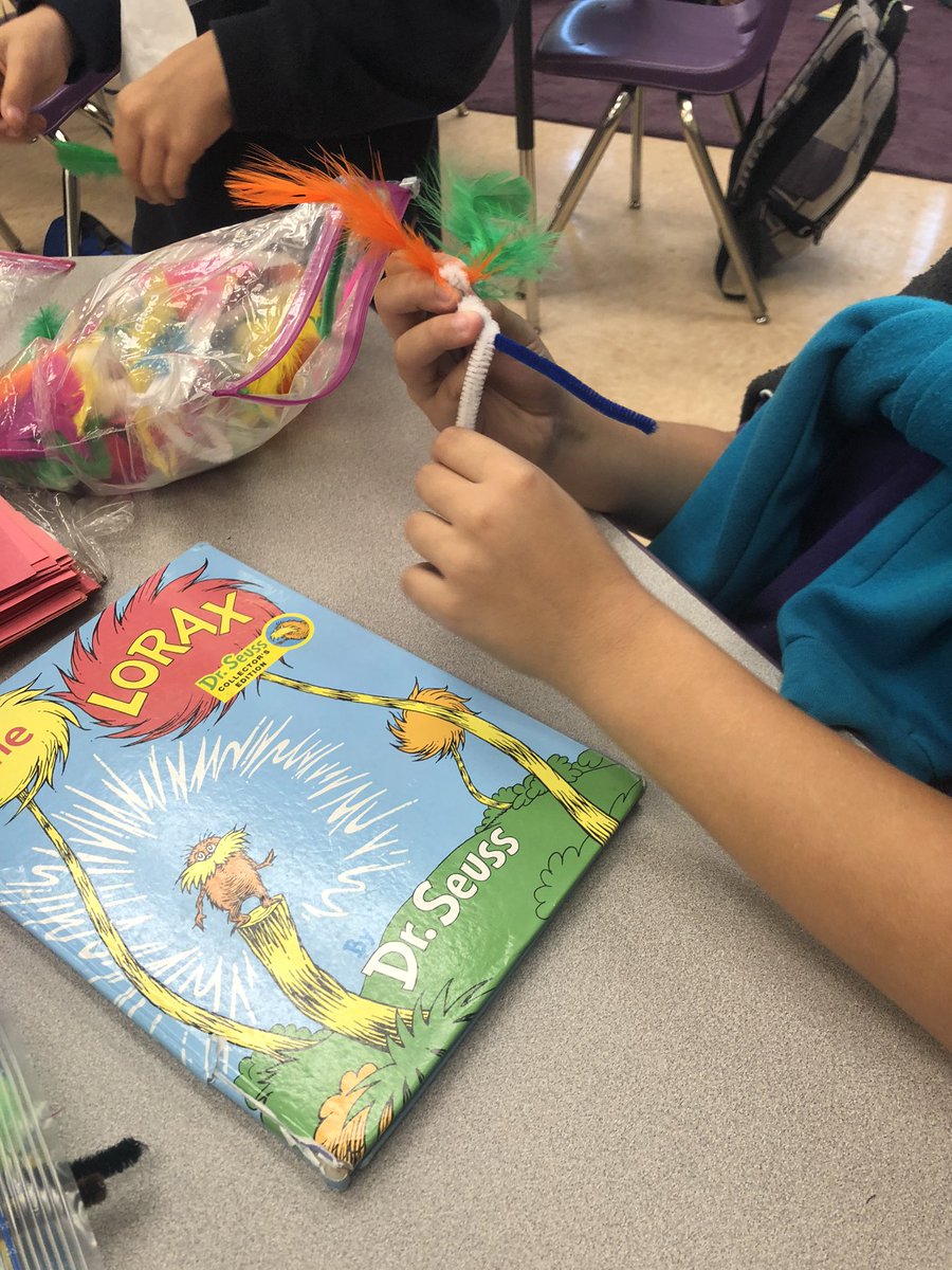 PiccianoJ27's tweet photo. #ReadAcrossAmericaDay and Dr. Seuss' birthday. Literacy and Stem! #wocketinmypocket #Seusswebquest #truffelatrees #tenapplesontop  #Stemstations #Seussbookreview #seusshat @ElbridgeGaleES @PBCtrailblazers @PBCSTEM @TeachingSTEM @pbcsd https://t.co/0Eoz8Ok9qZ