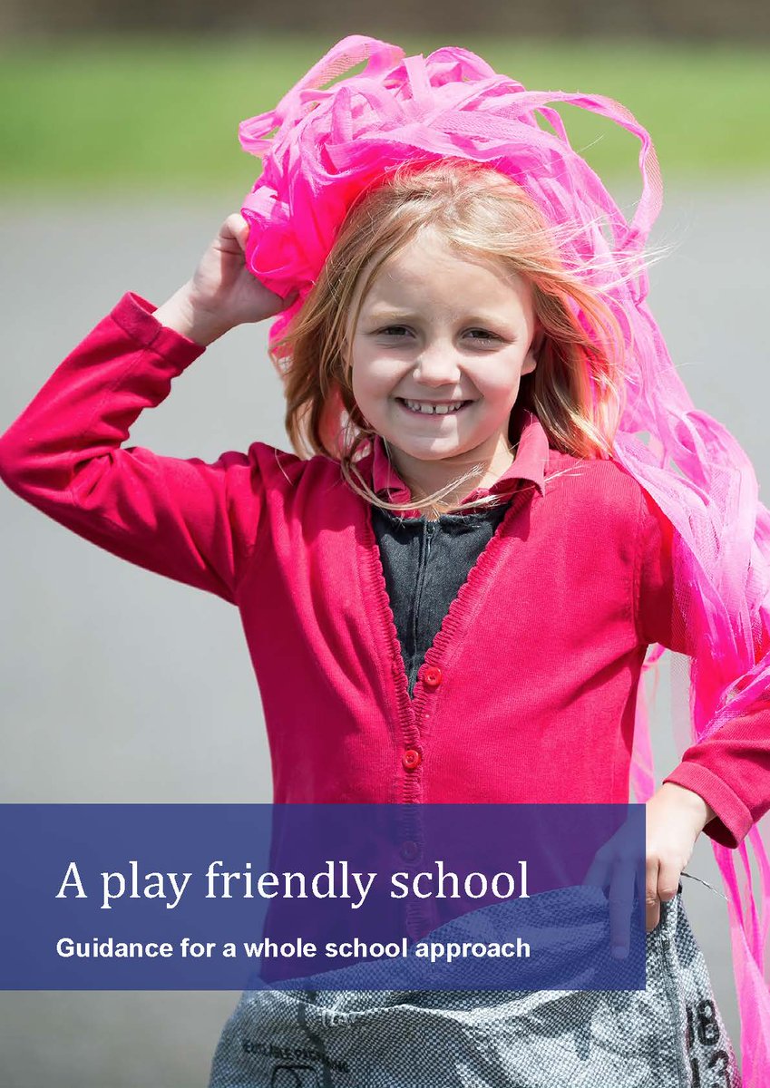 PlayWales's tweet photo. 🎉 'A play friendly school' - new guidance from Play Wales for a whole school approach to playtime and children's right to play. It aims to make everyone’s time at school happier and healthier.
➡️ https://t.co/XPq8VaMflJ
#School #SchoolPlay #ProtectPlaytime #RightToPlay #Play https://t.co/ynGtW2GiOY