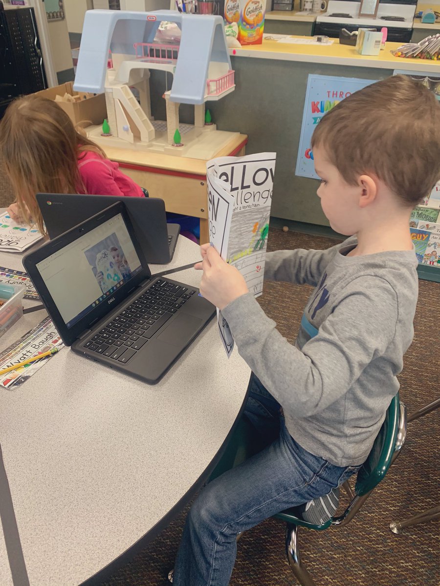 We kicked off March with an Unlock the Rainbow challenge! My lucky charms worked through different reading and math activities which included fun brain breaks &amp; a Leprechaun STEAM challenge 🍀 
They used ClassDojo to add their work to their online portfolio #KinderSTEAM