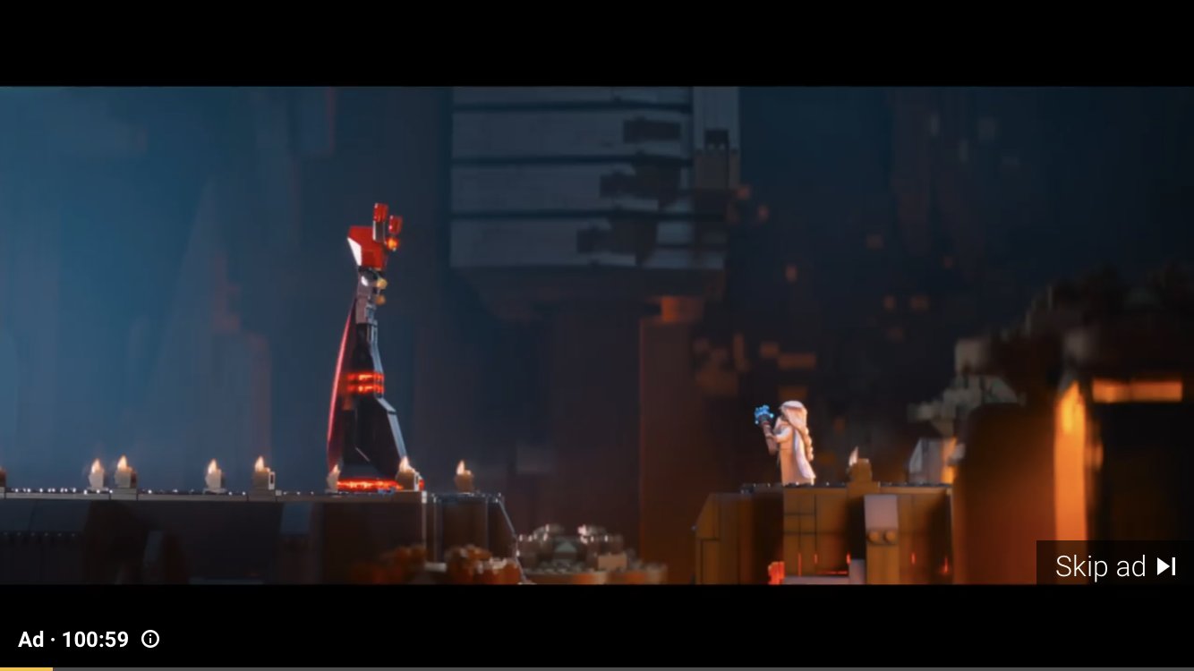Lego movie youtube ad hotsell