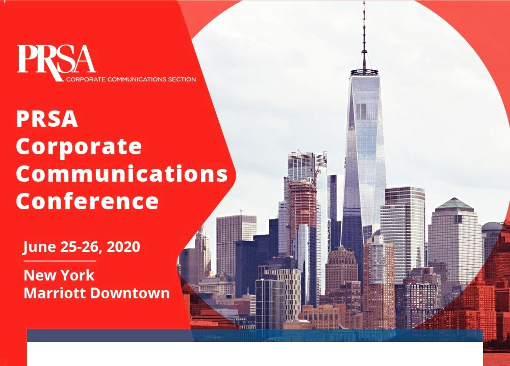 PRSACorpComms's tweet photo. Want to learn from some of the nation's leading corporate communicators in a not-too-large, networking-friendly setting? Register to attend #PRSA's Corporate Communications conference, June 25-26, at the New York Marriott Downtown! https://t.co/ci7lGIVEee https://t.co/KdtGfHCrSN