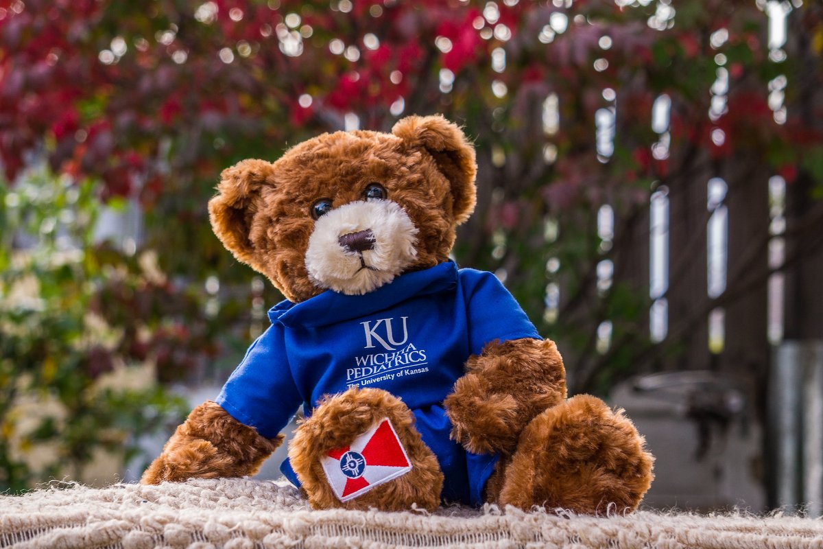 KUSM_Wichita's tweet photo. If you think this little fella is sweet, the cause behind him is even sweeter.
Join us for a special celebration Friday as we kick off the new KU B.E.A.R.S. 4Kids program, and help match a bear with a sick child: https://t.co/VQWtnTvfXH โค๏ธ๐ https://t.co/8MDbX7ydEP