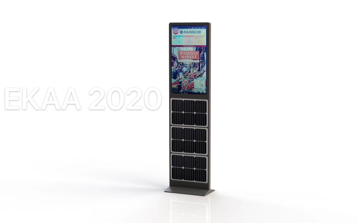 E ‖ Solar Powered for Energy Saving
K ‖ IP66 Waterproof
A ‖ Sunlight Readable
A ‖ NO NEED Power plugging-in
📮lyla@ekaa.net