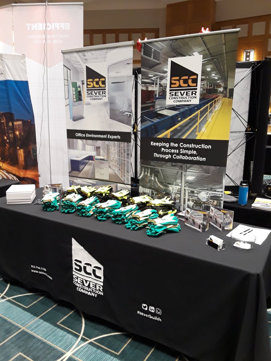 Ready to rock and roll at this year's @bomampls Expo #CRE #propertymanagers #severbuilds #Construction #BOMA #BOMAMINNEAPOLIS #tenantimprovement #capitalimprovements