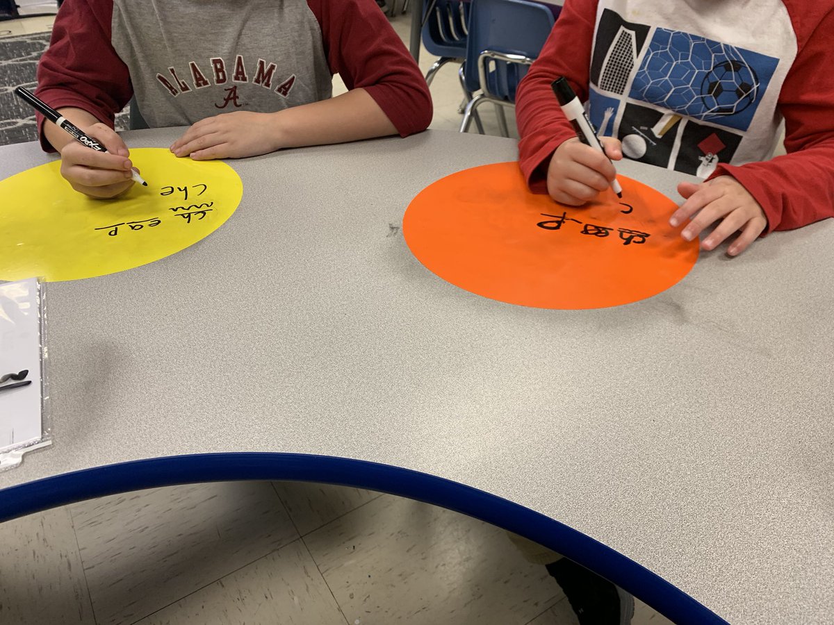 DeNeeshaPhillip's tweet image. I had a great time with these fantastic ‘firsties’ working on vowel team dictation yesterday!! #soundlines #poundfingertappound #multisensoryinstruction @IMSEOG
