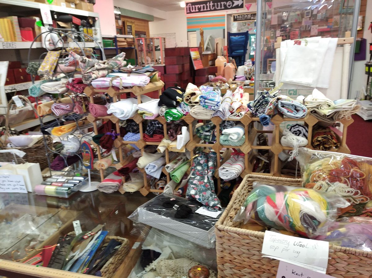 CircularTayside's tweet photo. Happy to visit @remake_scotland, a REVOLVE certified organisation in Crieff. They are the link between unwanted items and their new homes, with loads of community involvement and 1000+ members. Check them out! @ChamberPerth @PerthandKinross @PKCreates https://t.co/7sh1Qibwn2