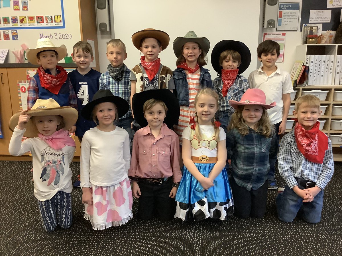 AndrewsKinder's tweet photo. YeeHa! We sure do love celebratin’ reading week, y’all! #SJESDALLAS https://t.co/0Zb2a1x9S2