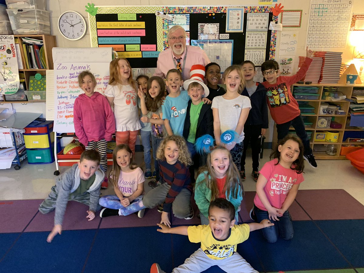 We enjoyed Dr. Wilson reading to our class today! #ReadAcrossAmerica #lifeisbetteratthelakes