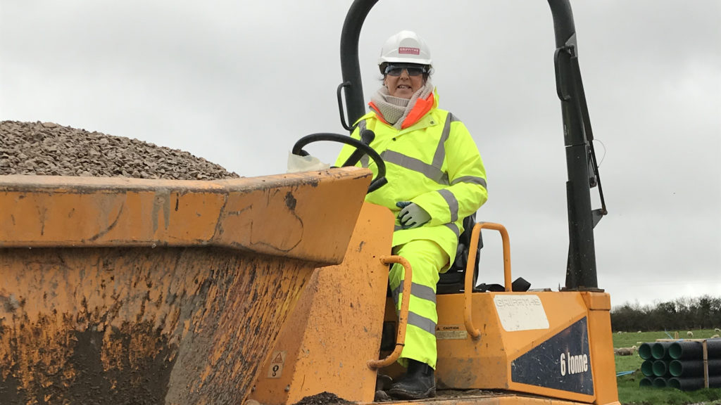_thisisgravity's tweet photo. Rita Todd, a dumper truck driver for @AlunGriffiths_ was one of the women who found employment through the pioneering project '100 women First'.

Read more: https://t.co/EJc7gegSgT

#100womenfirst #Construction #PoliticsWest  #Bridgwater 

@_ConstructionHQ https://t.co/TtKA1iAan2