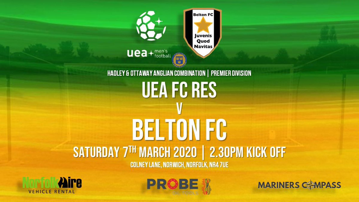 fc_belton's tweet photo. This week the 1st team travel to high flying @UEAFC reserves https://t.co/9p4t6u5qkw