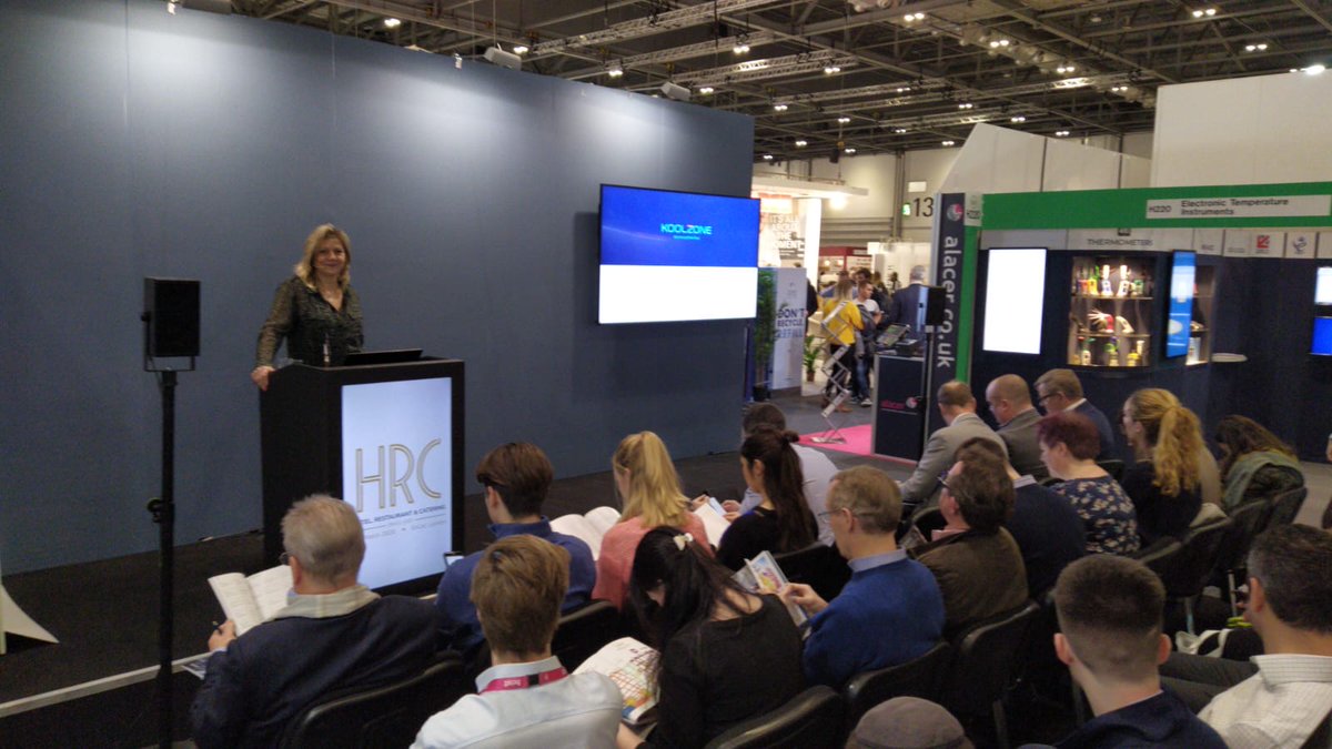 Coming to the close of the first day <a href="/HRC_Event/">HRC</a>. We've had a busy day, starting with standing room only for Ali Miller's talk on how to improve sustainability. #Sustainability #foodwaste #monitoring #HotelRestaurantCatering #connectedkitchens koolzone.com