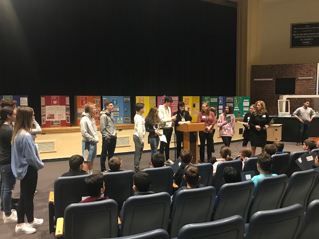 Today, our fifth graders had the chance to attend the World We Want Fair at OHS! They learned from OHS students how they can improve our world by being solutionaries!  <a href="/MitchBickman/">M Bickman</a> <a href="/OSchoolsPR/">Oceanside School District #OSD_NY</a>